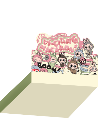 POP NOW:THE MONSTERS - Exciting Macaron Vinyl Face Blind Box