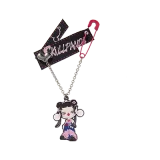 POP MART-SKULLPANDA CHEERS TO MYSELF SERIES-Badge Pendant Blind Box - Silent Black