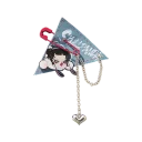 POP MART-SKULLPANDA CHEERS TO MYSELF SERIES-Badge Pendant Blind Box - Washing Blue