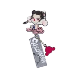 POP MART-SKULLPANDA CHEERS TO MYSELF SERIES-Badge Pendant Blind Box - Haze Grey