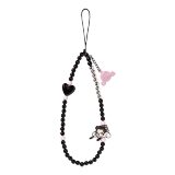 POP MART-SKULLPANDA CHEERS TO MYSELF SERIES-Phone Charm Blind Box - Black Silver