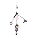 POP MART-SKULLPANDA CHEERS TO MYSELF SERIES-Phone Charm Blind Box - Peach Heart