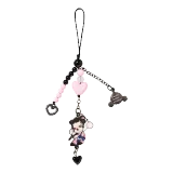 POP MART-SKULLPANDA CHEERS TO MYSELF SERIES-Phone Charm Blind Box - Peach Heart