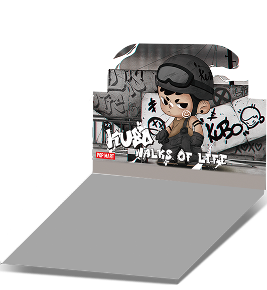 Popmart Kubo Speeding Along スケートボード POP MART KUBO Walks of Life Series BlindBox Confirmed Figure