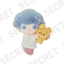 POP MART-DIMOO My Cloud Companion Series-Cotton Doll Blind Box - Rainy Blue (Secret)