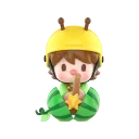 POP MART-Sweet Bean Fruit World Adventure Series Figures - Watermelon Warrior