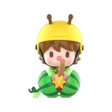 POP MART-Sweet Bean Fruit World Adventure Series Figures - Watermelon Warrior
