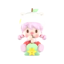 POP MART-Sweet Bean Fruit World Adventure Series Figures - Grass-skiing Lychee