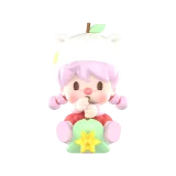 POP MART-Sweet Bean Fruit World Adventure Series Figures - Grass-skiing Lychee