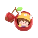POP MART-Sweet Bean Fruit World Adventure Series Figures - Cherry Treasure Hunter