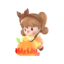 POP MART-Sweet Bean Fruit World Adventure Series Figures - Orange Alchemist