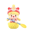 POP MART-Sweet Bean Fruit World Adventure Series Figures - Rowing Pineapple