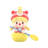 POP MART-Sweet Bean Fruit World Adventure Series Figures - Rowing Pineapple