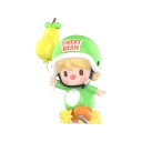 POP MART-Sweet Bean Fruit World Adventure Series Figures - Pear Runner