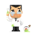 POP MART-CRYBABY × Powerpuff Girls Series Figures - The Professor