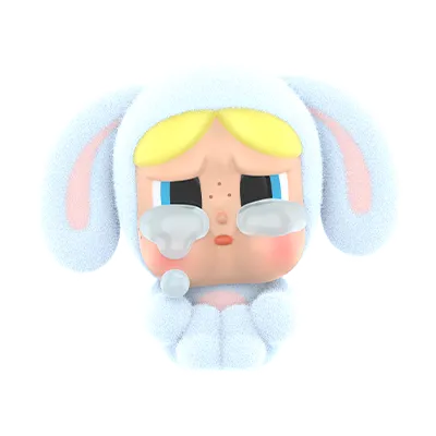 CRYBABY x Powerpuff Girls Plush- Bunny BUBBLE from Official