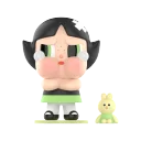 POP MART-CRYBABY × Powerpuff Girls Series Figures - Buttercup