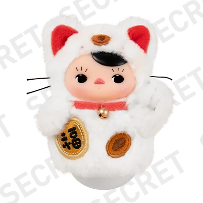 ポップマート PUCKY Roly-Poly Kitty シークレット POP NOW:PUCKY Roly-Poly Kitty Series-Vinyl Plush Blind Box