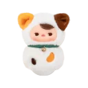 POP MART-PUCKY Roly-Poly Kitty Series-Vinyl Plush Blind Box - Calico