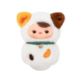 POP MART-PUCKY – Colección “Roly-Poly Kitty” Caja Misteriosa Peluche con Movimiento - Triki