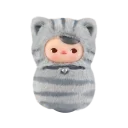 POP MART-PUCKY Roly-Poly Kitty Series-Vinyl Plush Blind Box - American Shorthair