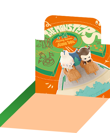 POP NOW:THE MONSTERS Playing Games Series Scene Set - POP