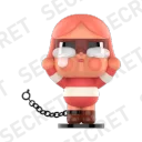 POP MART-CRYBABY Crying Again Series Figures - THE ROBBER RED VER. (Secret)