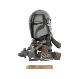 POP MART-Star Wars Mandalorian Series Figures - The Mandalorian on Swoop Bike
