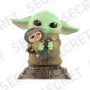 POP MART-Star Wars Mandalorian Series Figures - Grogu and Anzellan (Secret)