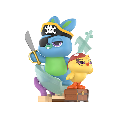 Pirate Ducky and Bunny
