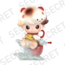POP MART-DIMOO Weaving Wonders Series Figures - Fortune Cat (Secret)