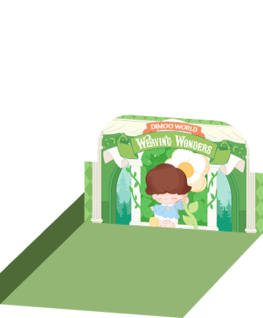 POP NOW:DIMOO Weaving Wonders Series-Quilt Phone Case Blind Box