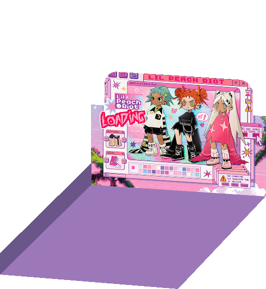 POP NOW:Lil Peach Riot：Loading! Series Figures - POP MART