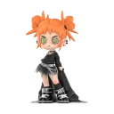 POP MART-Lil Peach Riot：Loading! Series Figures - Gigi-Darkness