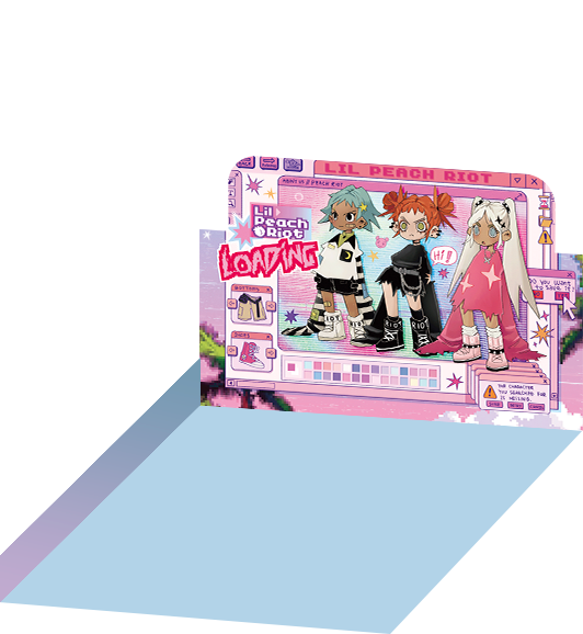 POPMART Lil Pepch Riot LOADING シークレット レア POP NOW:Lil Peach