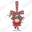 POP MART-SKULLPANDA Tell Me What You Want Series Figures - Jingle All the Way(Red) (Secret)