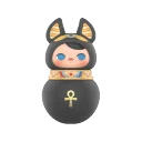 POP MART-PUCKY Roly-Poly Kitty Series Figures - Black Cat