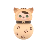 POP MART-PUCKY Roly-Poly Kitty Series Figures - Bengal