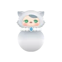 POP MART-PUCKY Roly-Poly Kitty Series Figures - Noble Cat