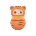 POP MART-PUCKY Roly-Poly Kitty Series Figures - Red Tabby