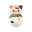 POP MART-PUCKY Roly-Poly Kitty Series Figures - Calico