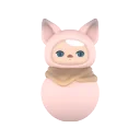 POP MART-PUCKY Roly-Poly Kitty Series Figures - Sphynx