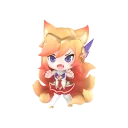 POP MART-Fight For the Golden Spatula Chibi Series Figures - Chibi Star Guardian Ahri