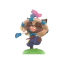 POP MART-Fight For the Golden Spatula Chibi Series Figures - Chibi Spirit Blossom Teemo
