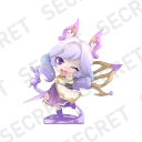POP MART-Fight For the Golden Spatula Chibi Series Figures - Prestige Chibi Papercut Gwen (Secret)
