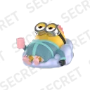 POP MART-Minions Lazy Every Day Series Figures - Too Lazy to Move (Secret)