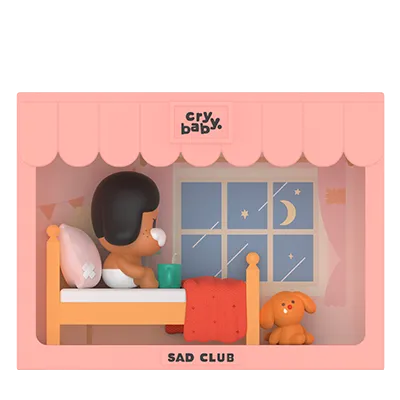 POP NOW:CRYBABY Sad Club Series Scene Sets - POP MART (Japan)