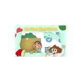 POP MART-Crayon Shinchan Life Theatre Series Scene Sets - Stay in Bed