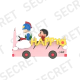 POP MART-Crayon Shinchan Life Theatre Series Scene Sets - Futaba School Bus (Secret)