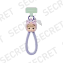 POP MART-HACIPUPU Snuggle With You Series-Phone Lanyard Blind Box - Sweetie Pie (Secret)